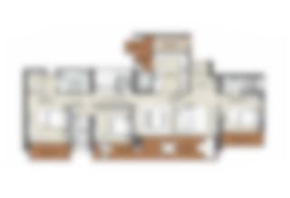 Experion Saatori - 3BHK Floor Plan Layout