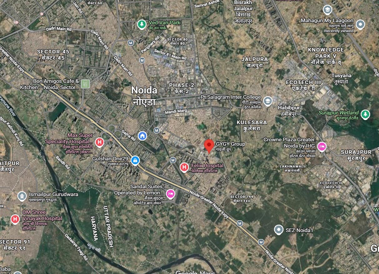 GYGY Fiveo Location Map