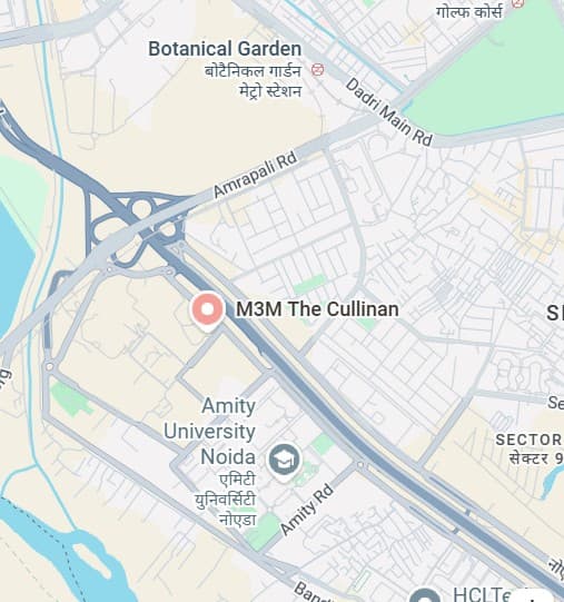 M3M The Cullinan Location Map